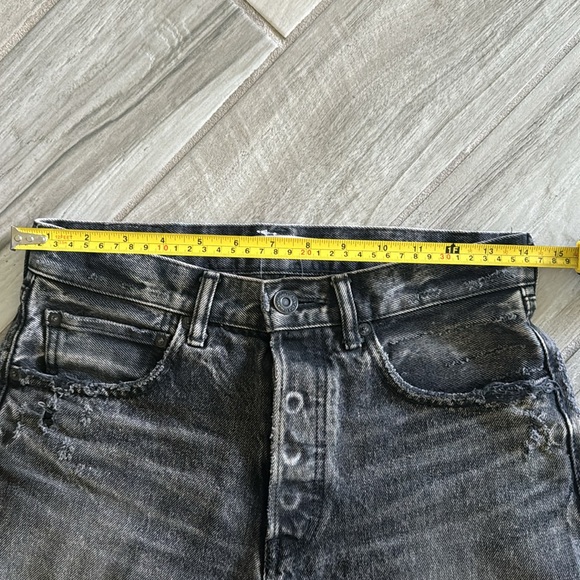 Moussy Black Denim Shorts - Picture 6 of 11